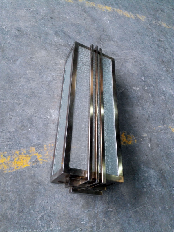 lampara aplique pared replica inox metacrilato noinstalacion 85x27_5x16_5-19 12u